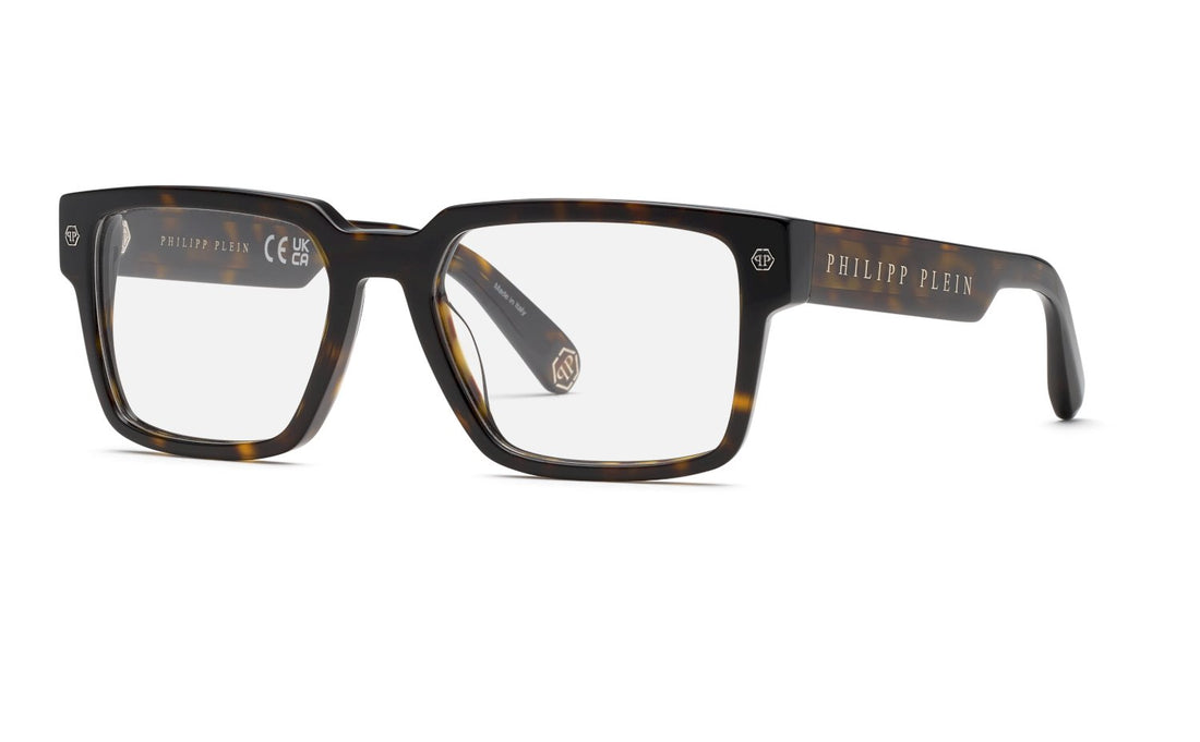 Gafas graduadas philipp plein vpp193v 0722 havana square masculino talla 56mm - Vista principal