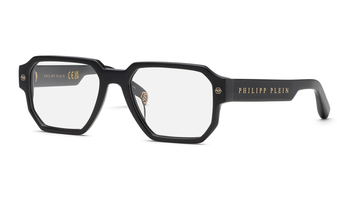 Gafas graduadas philipp plein vpp199v 700y negro geometric masculino talla 56mm - Vista principal