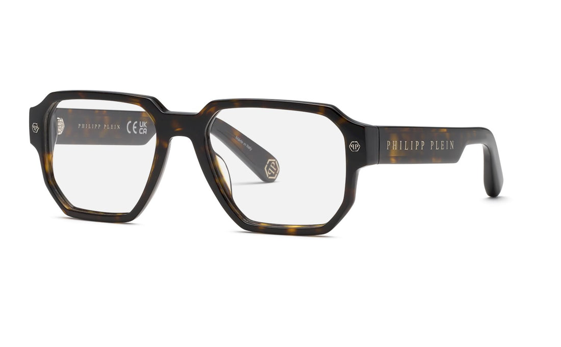 Gafas graduadas philipp plein vpp199v 0722 havana geometric masculino talla 56mm - Vista principal