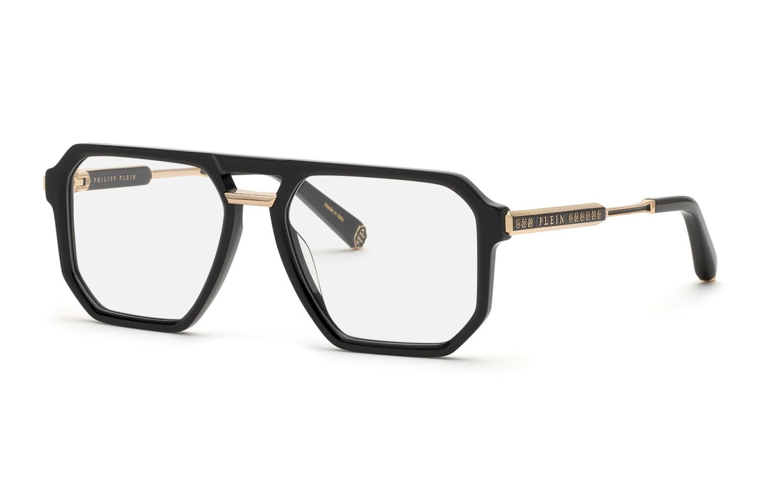 Gafas graduadas philipp plein vpp209m 0700 negro geometric masculino talla 57mm - Vista principal