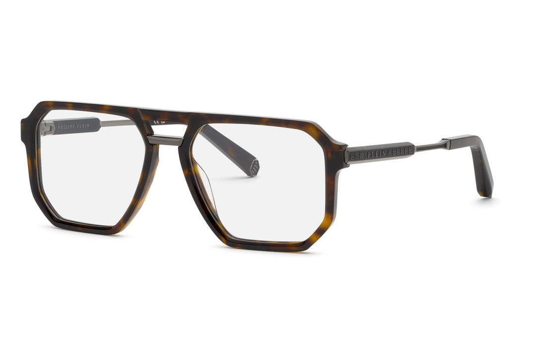 Gafas graduadas philipp plein vpp209m 0722 havana geometric masculino talla 57mm - Vista principal