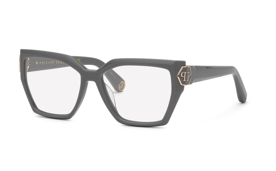 Gafas graduadas philipp plein vpp217m 0gfs gris geometric femenino talla 57mm - Vista principal