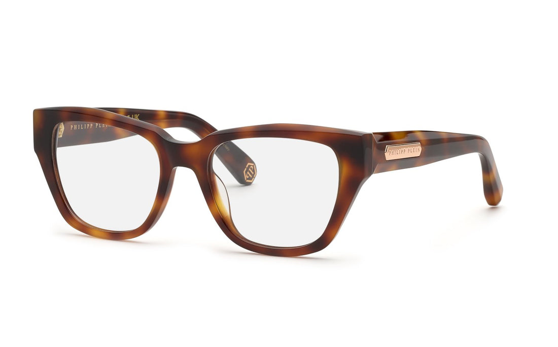 Gafas graduadas philipp plein vpp218m 0752 havana square femenino talla 53mm - Vista principal