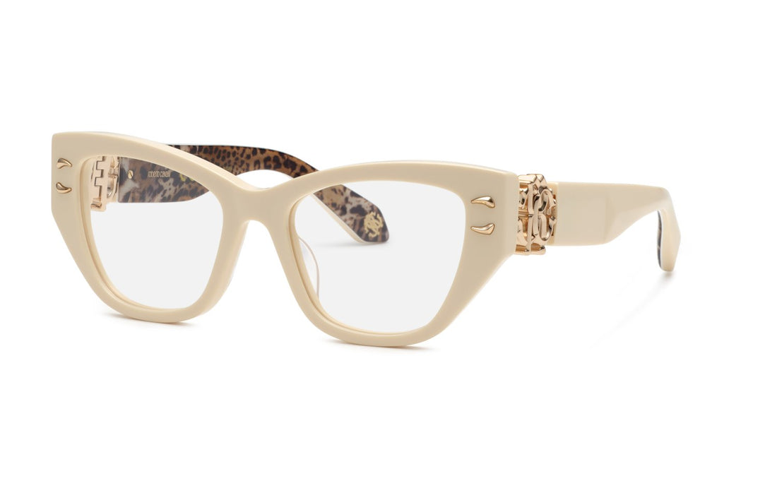Occhiali da vista roberto cavalli vrc075m 09x7 beige cat eye femenino taglia 52mm - Vista principale