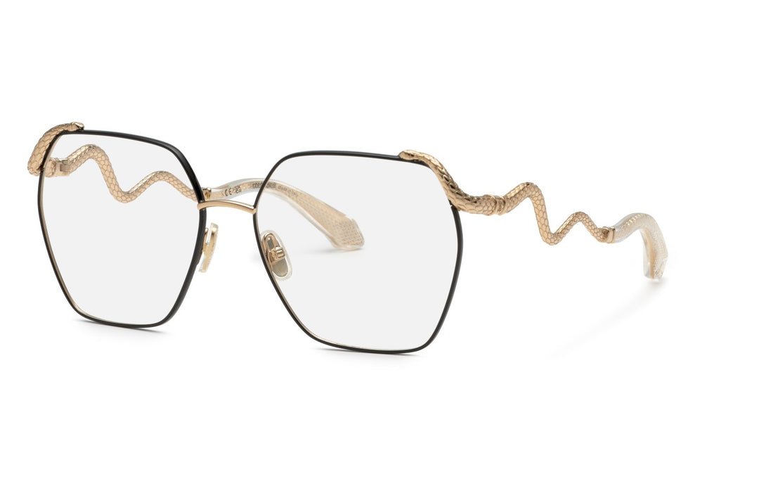 Gafas graduadas roberto cavalli vrc103 0301 dorado geometric femenino talla 57mm - Vista principal