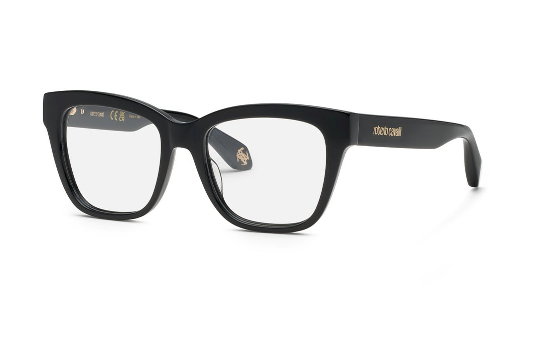 Gafas graduadas roberto cavalli vrc116m 0700 negro square femenino talla 53mm - Vista principal