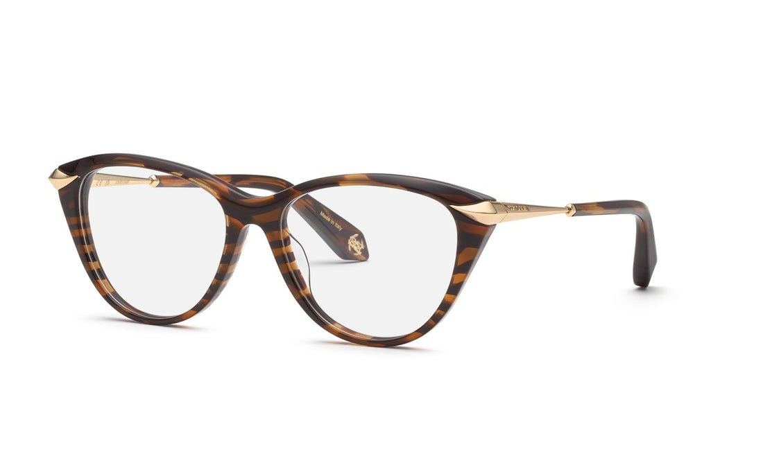 Gafas graduadas roberto cavalli vrc143m 0xal havana butterfly femenino talla 54mm - Vista principal