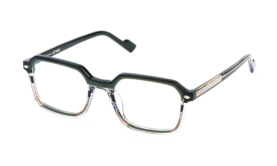 Occhiali da vista sting vst543 07nn negro square masculino taglia 53mm - Vista principale