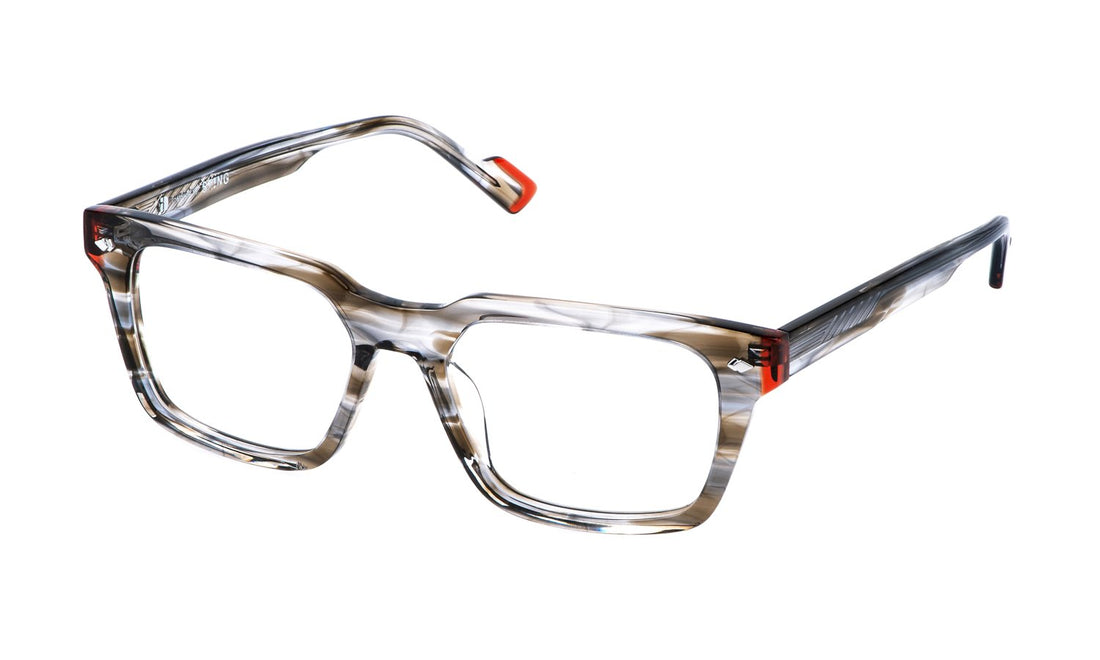 Occhiali da vista sting vst547 0p59 verde square masculino taglia 54mm - Vista principale