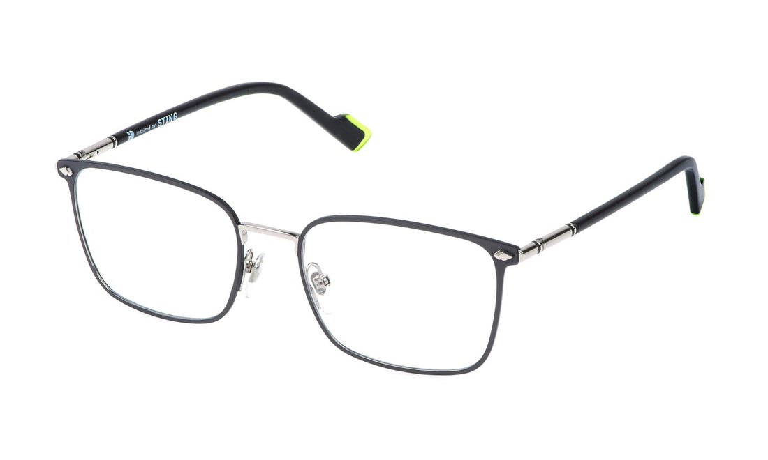 Occhiali da vista sting vst555 08ge gris square masculino taglia 56mm - Vista principale