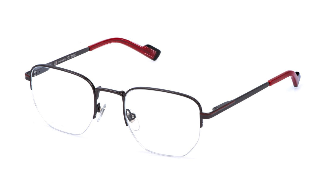 Occhiali da vista sting vst564 0597 plateado square masculino taglia 51mm - Vista principale