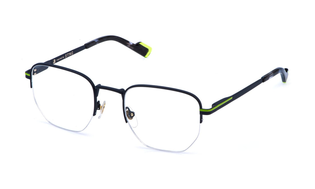 Occhiali da vista sting vst564 0l06 azul square masculino taglia 51mm - Vista principale