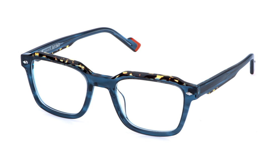 Occhiali da vista sting vst570v 02wc azul square masculino taglia 51mm - Vista principale