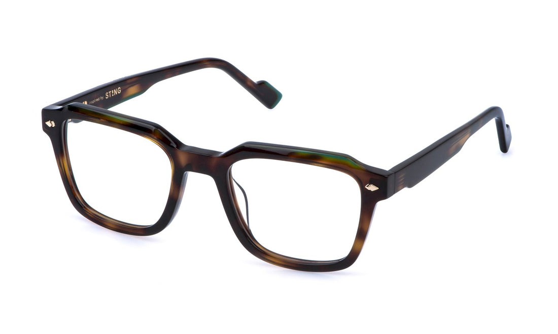 Occhiali da vista sting vst570v 0790 havana square masculino taglia 53mm - Vista principale