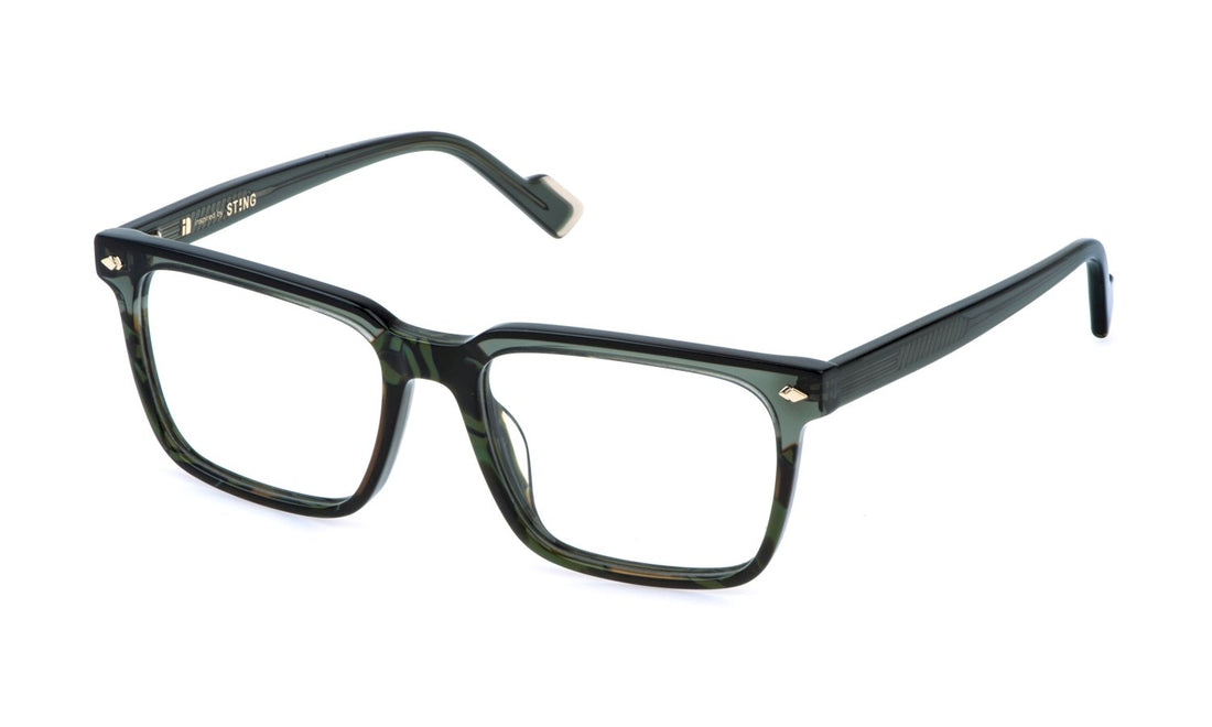 Occhiali da vista sting vst573v 092i havana square masculino taglia 56mm - Vista principale