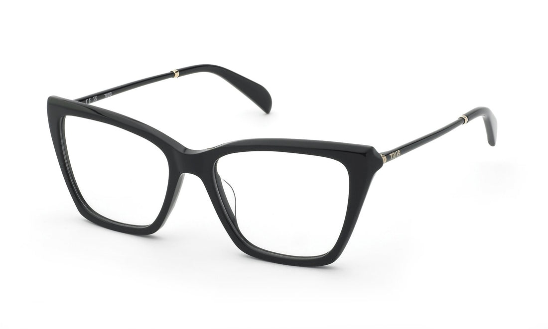 Prescription glasses tous vtoc63 0700 negro square femenino size 53mm - Main view