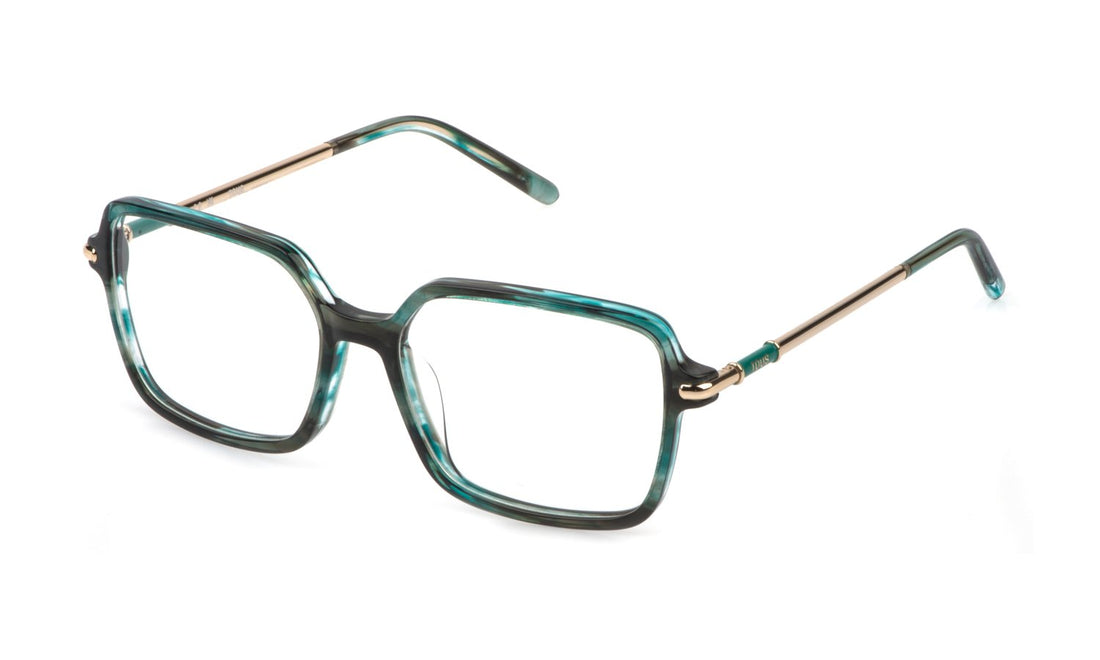 Occhiali da vista tous vtod33 0931 verde square femenino taglia 55mm - Vista principale