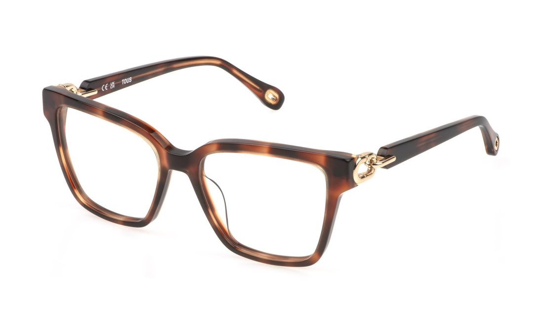 Occhiali da vista tous vtod36 0829 havana square femenino taglia 53mm - Vista principale