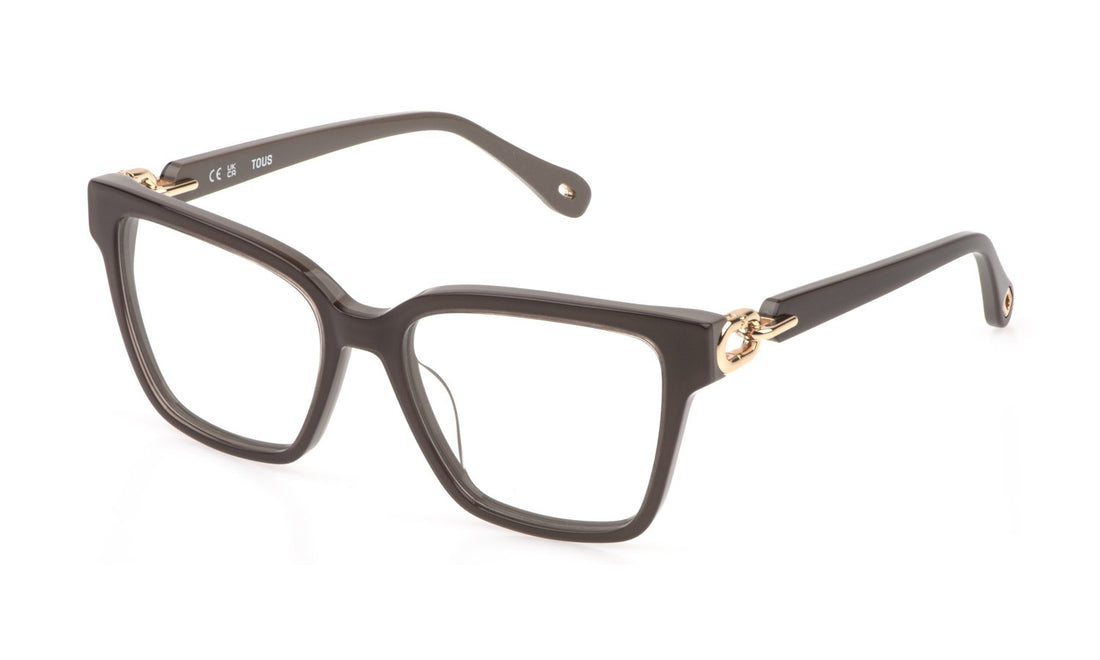 Occhiali da vista tous vtod36 0d90 marron square femenino taglia 53mm - Vista principale
