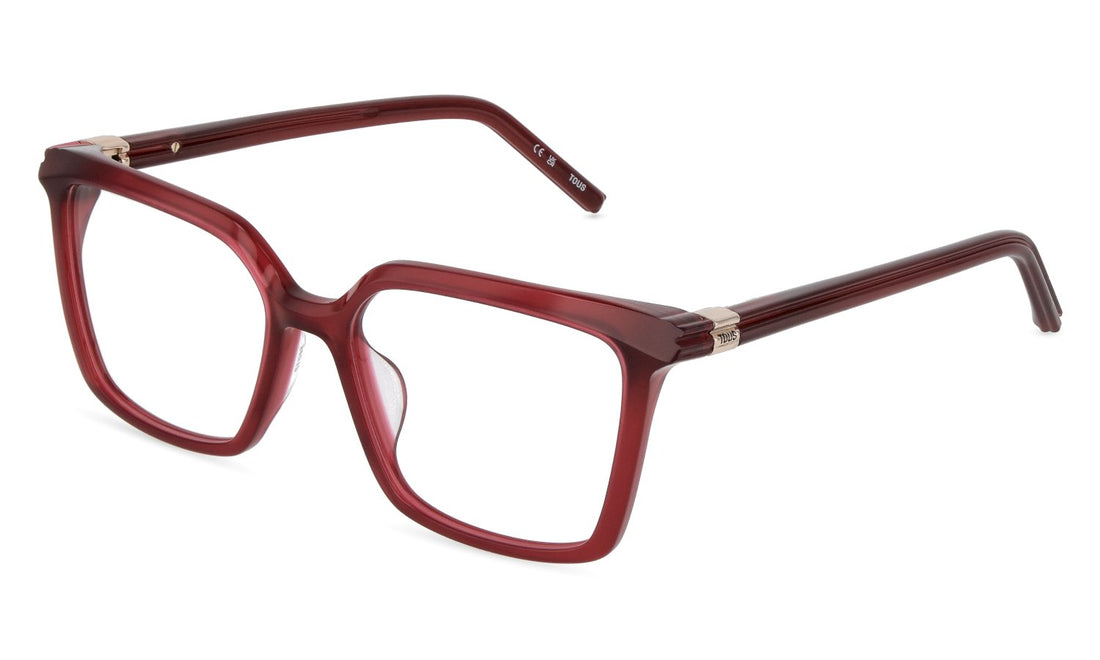 Brillen tous vtod68 09gr rojo square femenino maat 54mm - Hoofdaanzicht