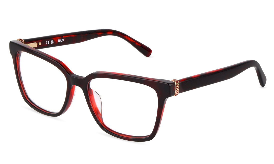 Brillen tous vtod78 09td rojo square femenino maat 54mm - Hoofdaanzicht