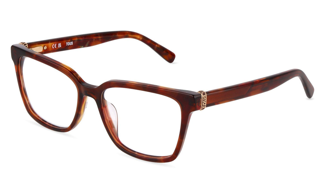 Brillen tous vtod78 09yc marron square femenino maat 54mm - Hoofdaanzicht