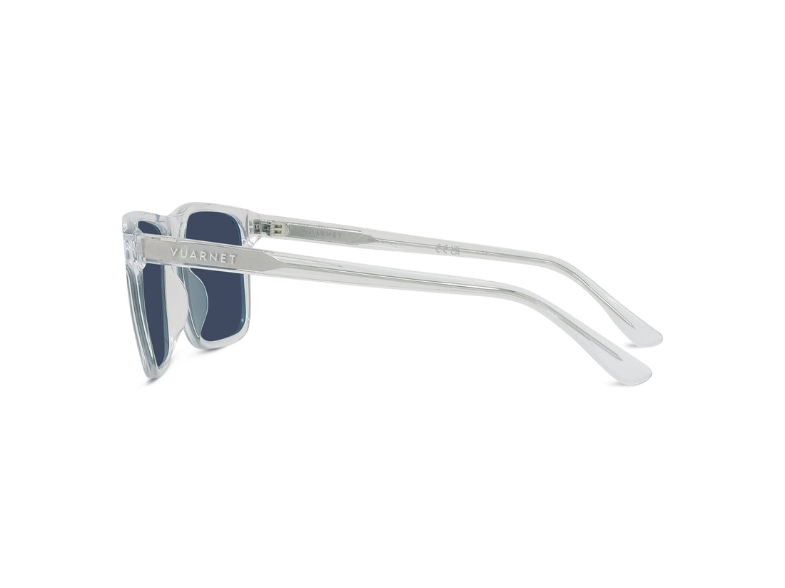 Sunglasses vuarnet belvedere 01 vu40010i 26v crystal rectangular masculino size 57mm - Detailed view