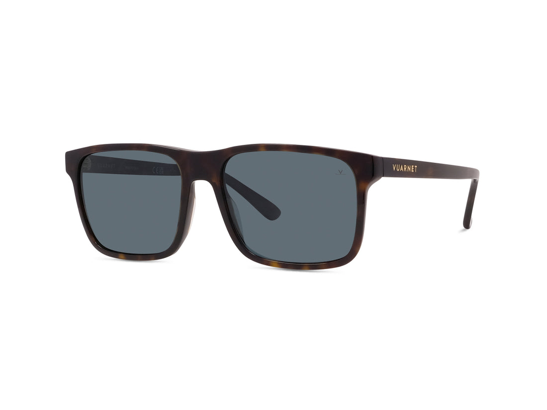 Sunglasses vuarnet belvedere 01 vu40010i 52d havana rectangular masculino size 57mm - Main view