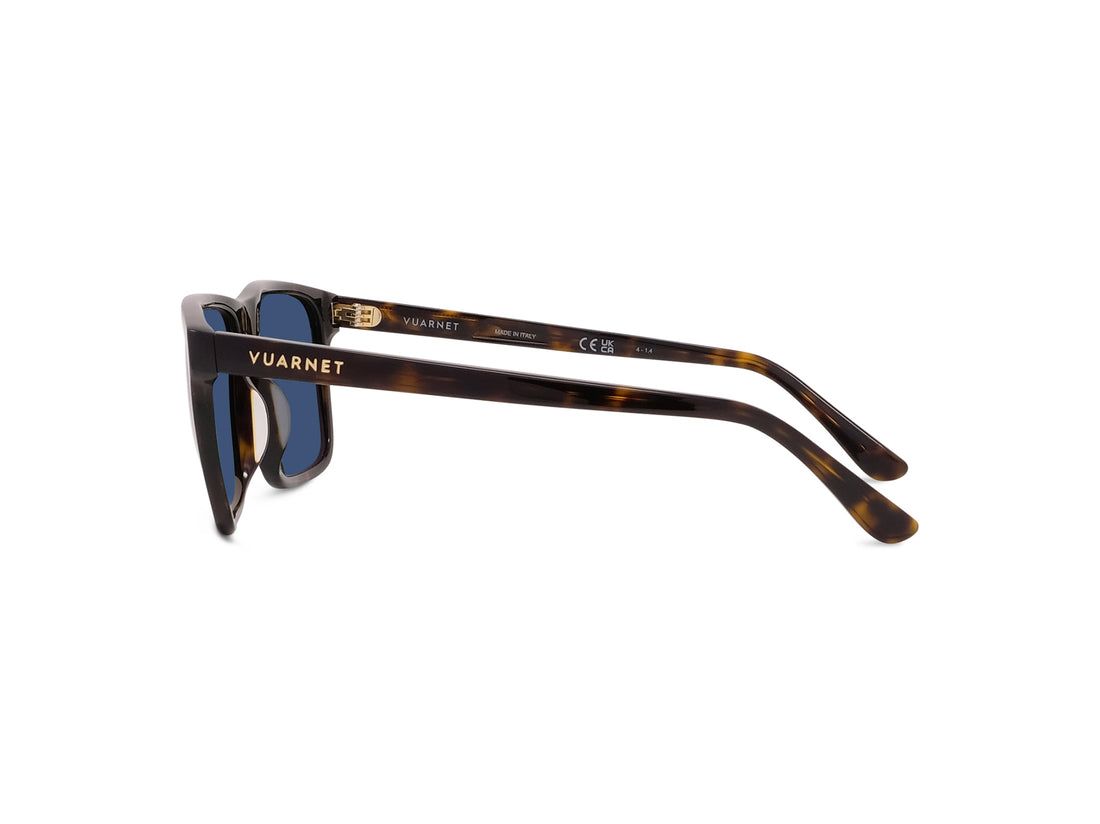 Sunglasses vuarnet belvedere 01 vu40010i 52d havana rectangular masculino size 57mm - Detailed view