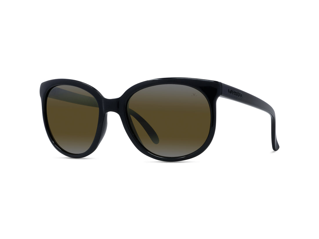 Sunglasses vuarnet legend 02 originals vu40017u 02q black round masculino size 57mm - Main view