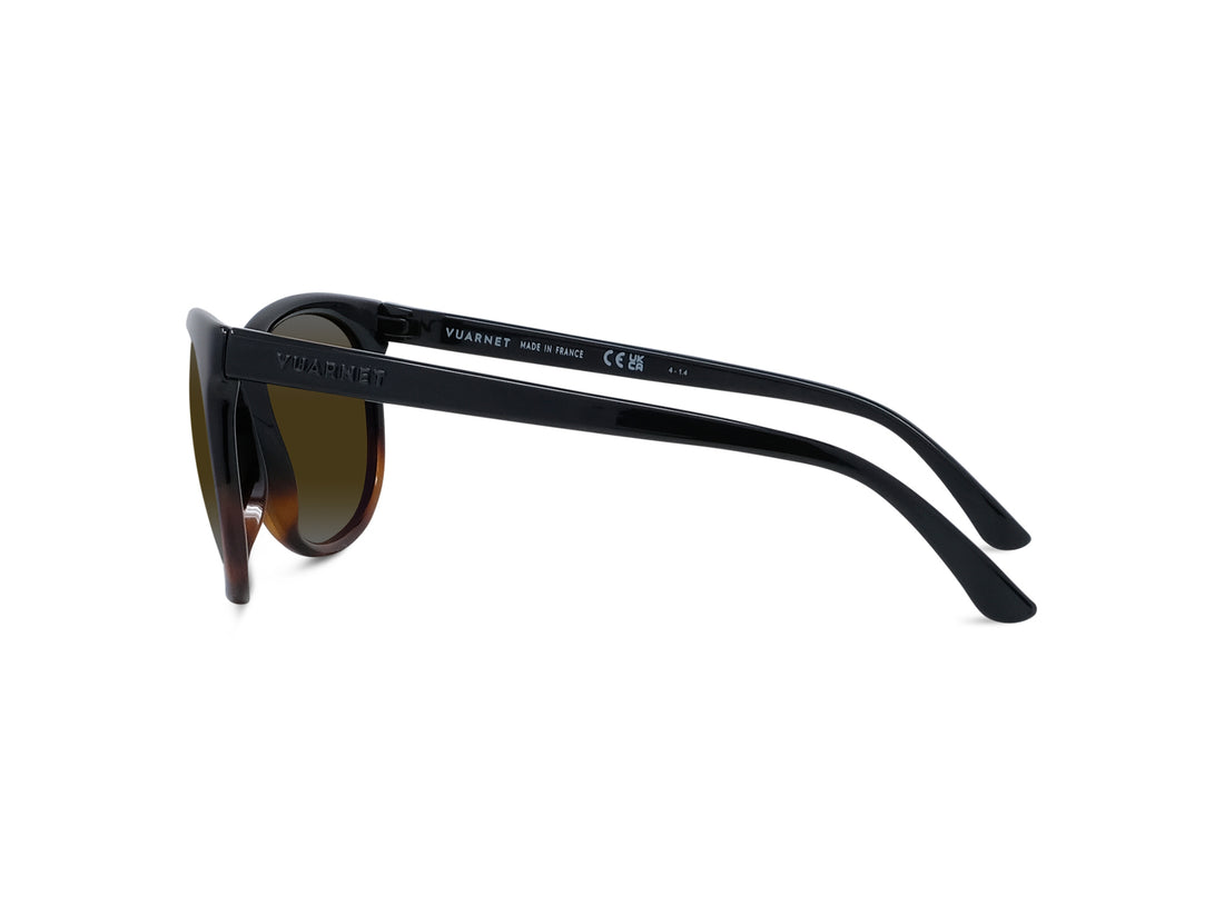 Sunglasses vuarnet legend 02 originals vu40017u 56q havana round masculino size 57mm - Detailed view