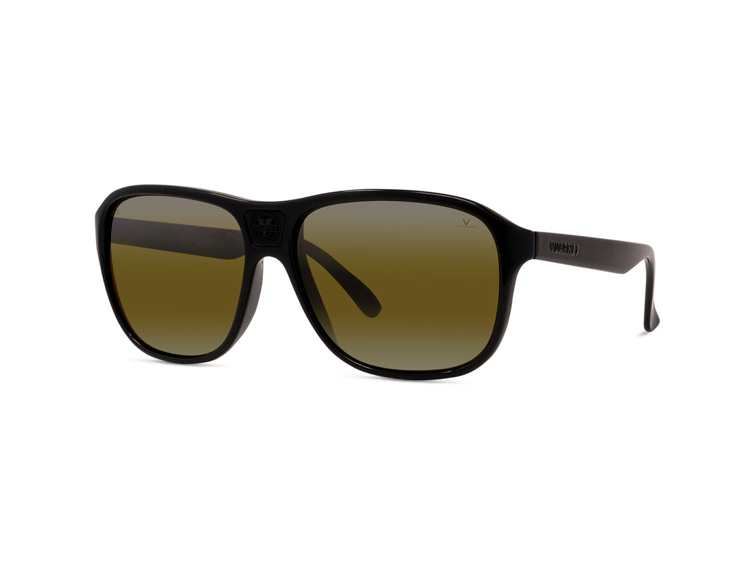 Sunglasses vuarnet legend 03 originals vu40019u 02q black pilot masculino size 60mm - Main view
