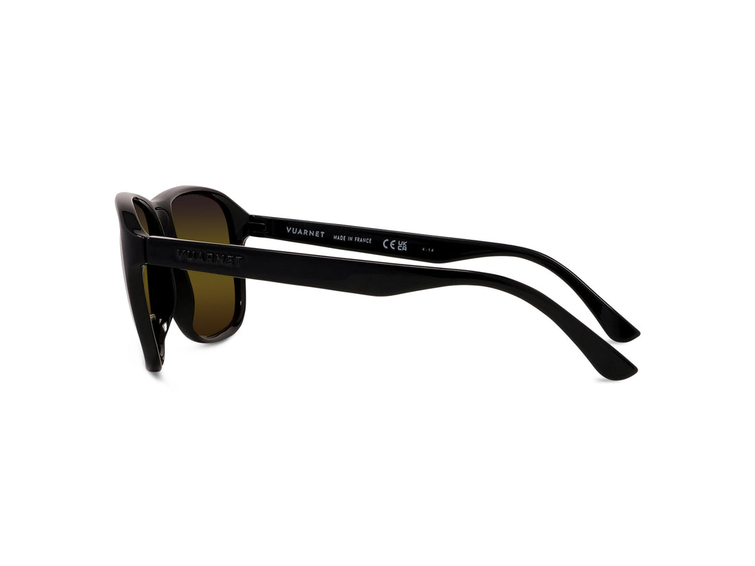 Sunglasses vuarnet legend 03 originals vu40019u 02q black pilot masculino size 60mm - Detailed view