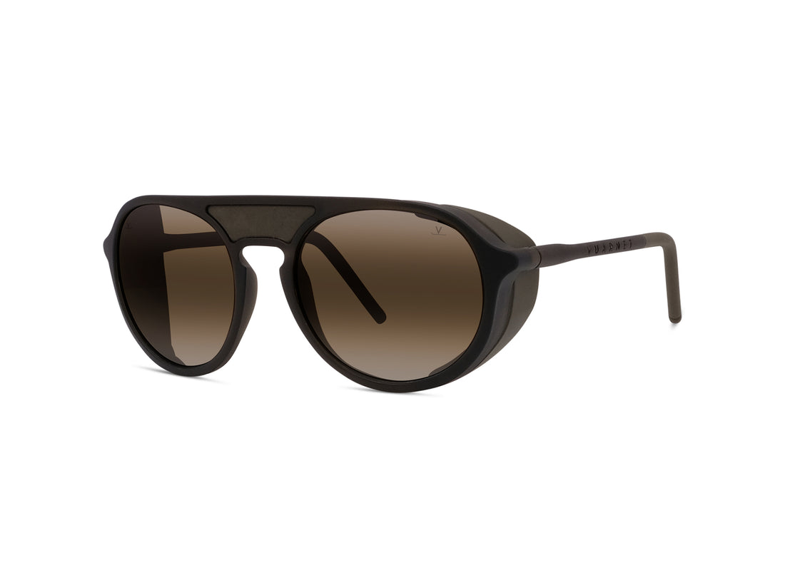 Sunglasses vuarnet ice 01 vu40023u 97g green round masculino size 54mm - Main view