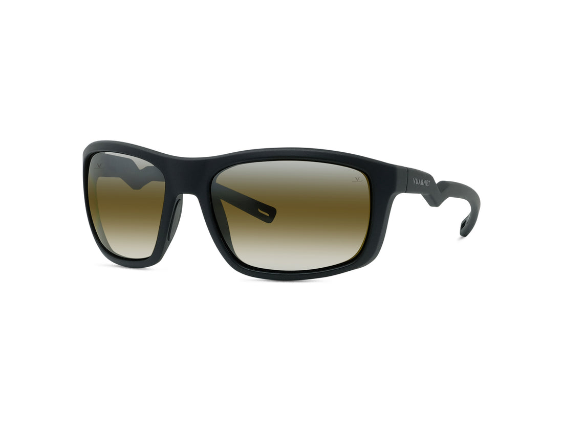 Sunglasses vuarnet racing 08 vu40116u-y 02q black rectangular masculino size 62mm - Main view