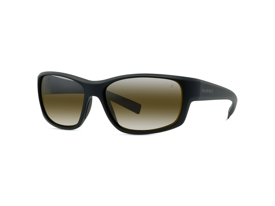 Sunglasses vuarnet racing 09 vu40117u 02q black rectangular masculino size 62mm - Main view