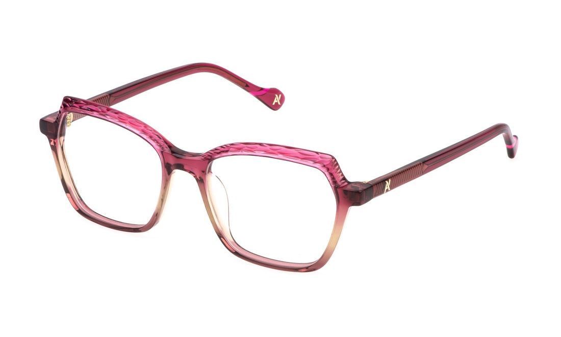 Occhiali da vista yalea vya169l 0abt violeta geometric femenino taglia 51mm - Vista principale