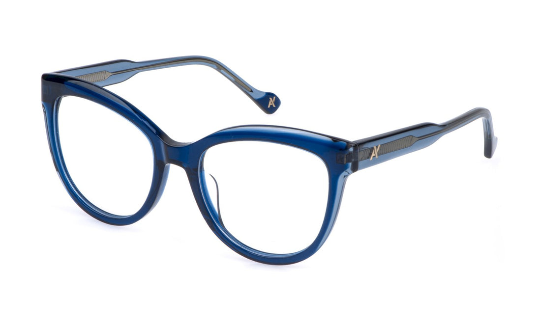 Occhiali da vista yalea vya177v 0agq azul square femenino taglia 53mm - Vista principale