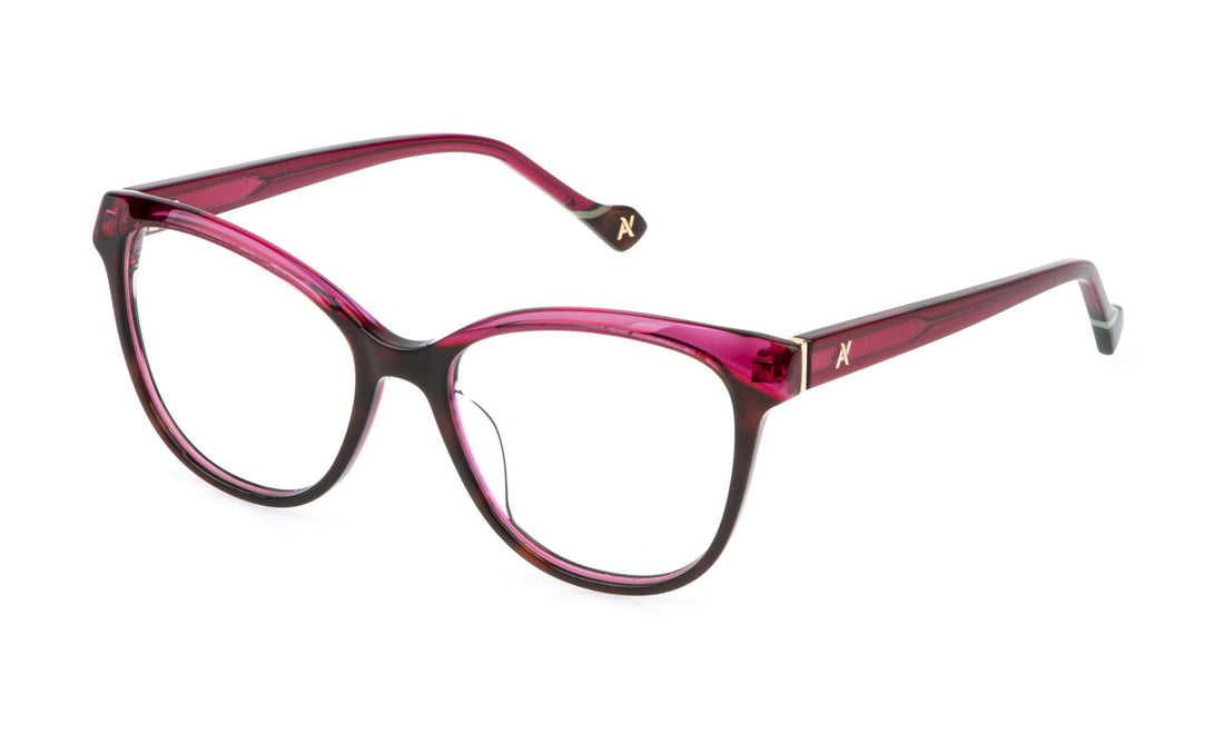 Occhiali da vista yalea vya180v 0ahl havana butterfly femenino taglia 53mm - Vista principale