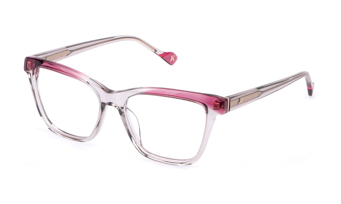 Occhiali da vista yalea vya181v 4g0y gris square femenino taglia 53mm - Vista principale