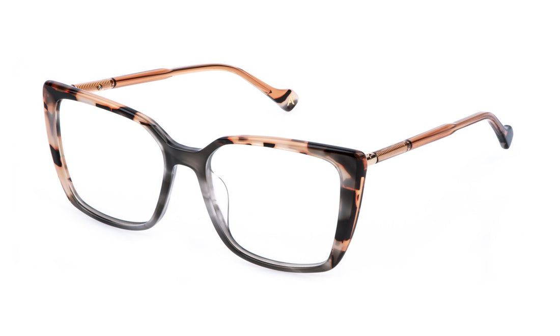 Occhiali da vista yalea vya187v 09t8 gris square femenino taglia 54mm - Vista principale