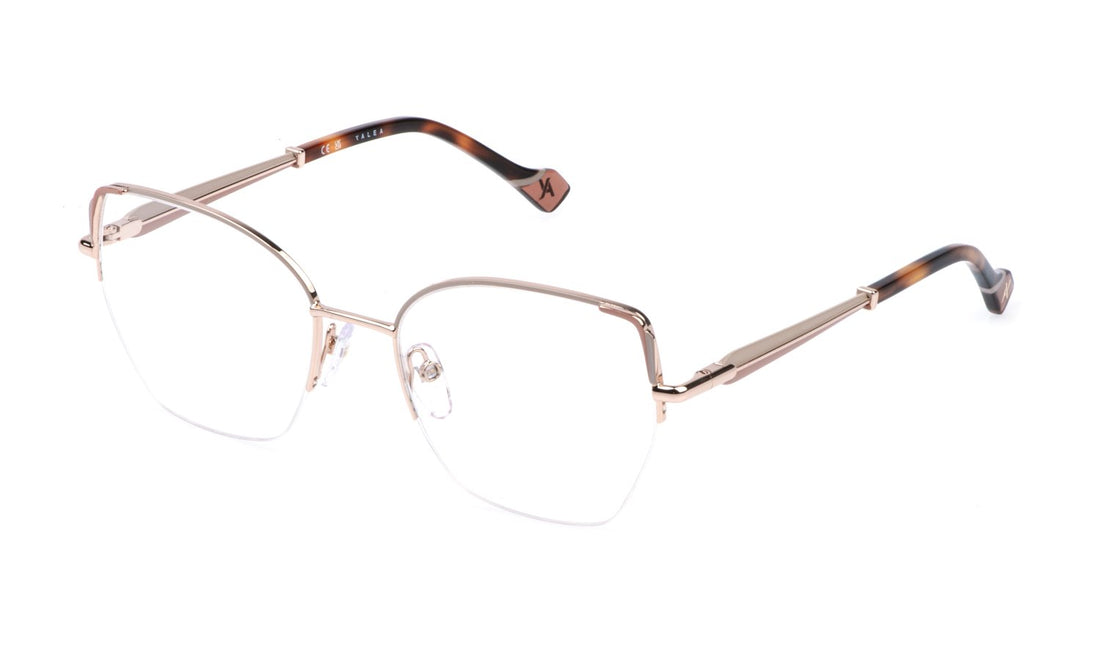 Occhiali da vista yalea vya190 02am dorado geometric femenino taglia 54mm - Vista principale