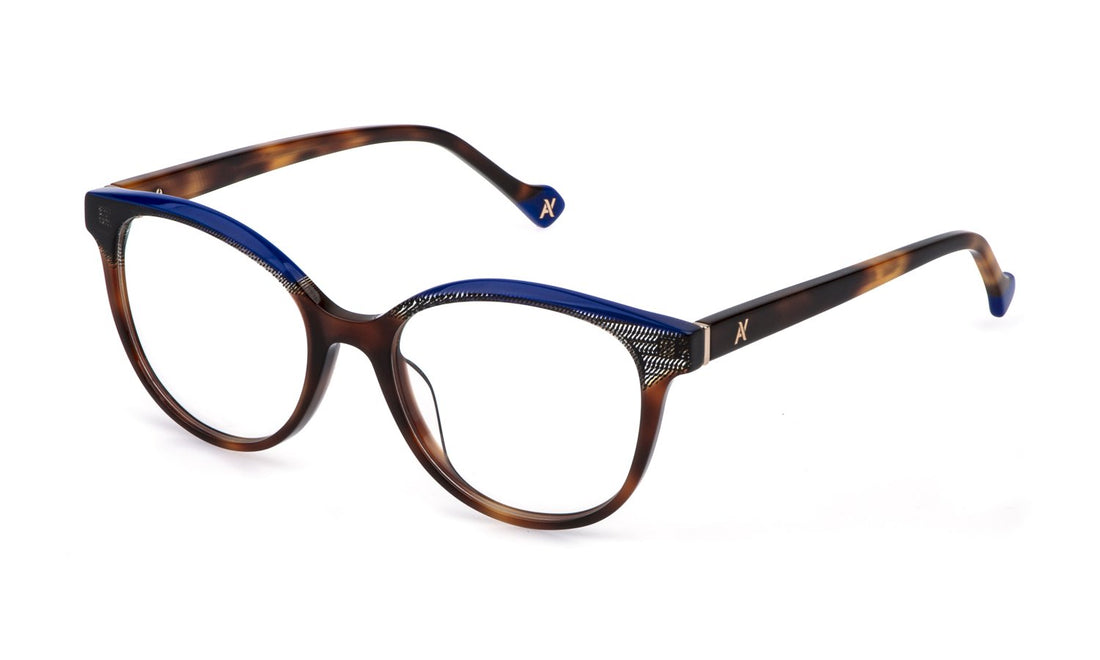 Occhiali da vista yalea vya206v 0722 havana butterfly femenino taglia 52mm - Vista principale