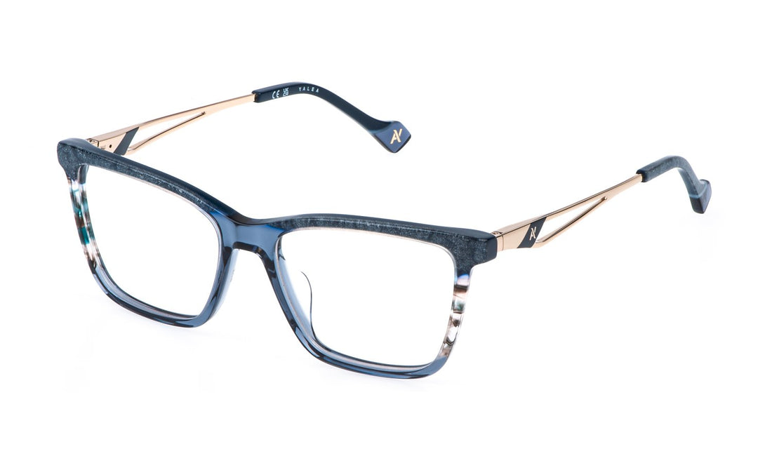 Occhiali da vista yalea vya208v 04al gris square femenino taglia 54mm - Vista principale