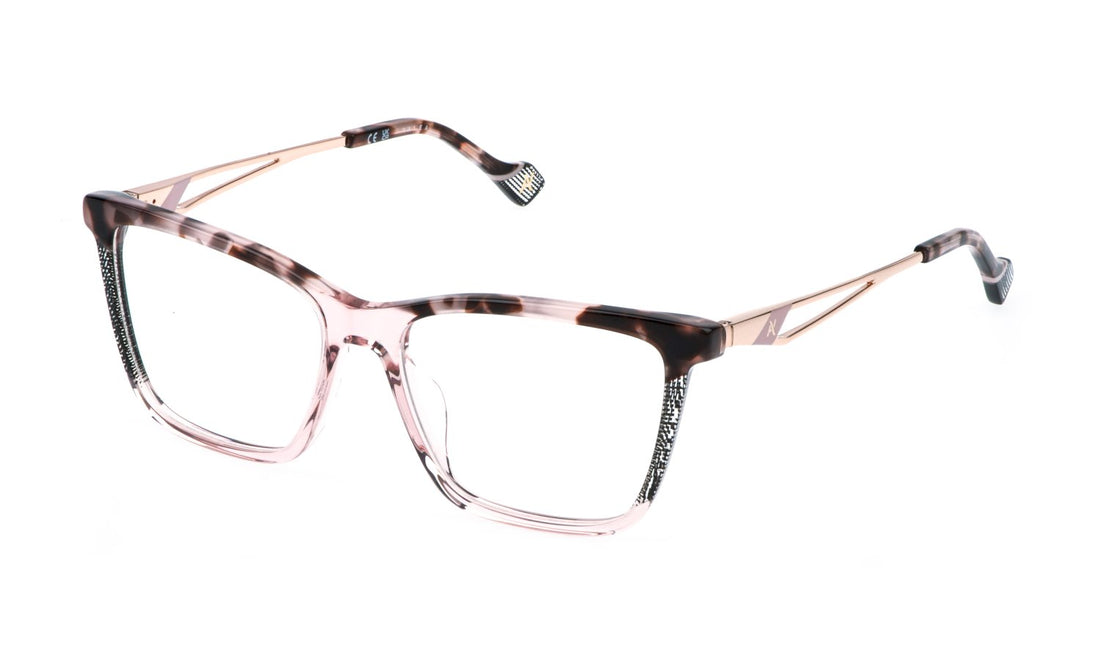 Lunettes de vue yalea vya208v 0d48 rosa square femenino taille 54mm - Vue principale