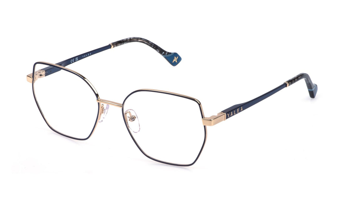 Occhiali da vista yalea vya233 0309 dorado geometric femenino taglia 54mm - Vista principale