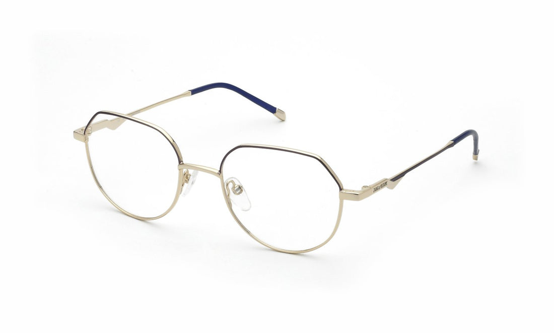 Gafas graduadas zadig&voltaire vzv436 0492 dorado geometric femenino talla 50mm - Vista principal