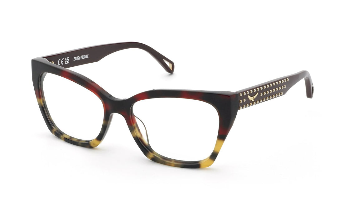 Brillen zadig&voltaire vzv444v 09sx havana square femenino größe 54mm - Hauptansicht