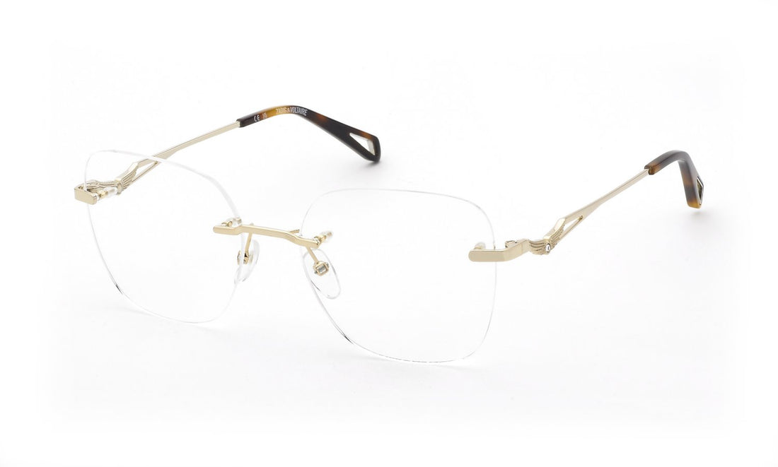 Gafas graduadas zadig&voltaire vzv488s 0594 dorado geometric femenino talla 55mm - Vista principal