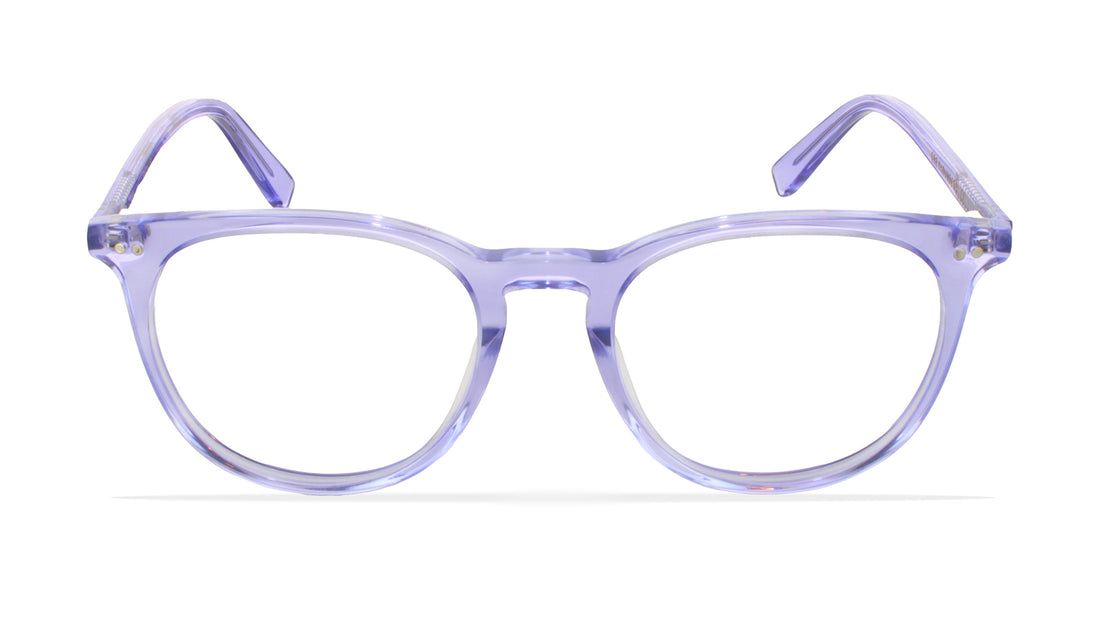 Prescription glasses greyhounders vik purple morado round unisex size 53mm - Detailed view
